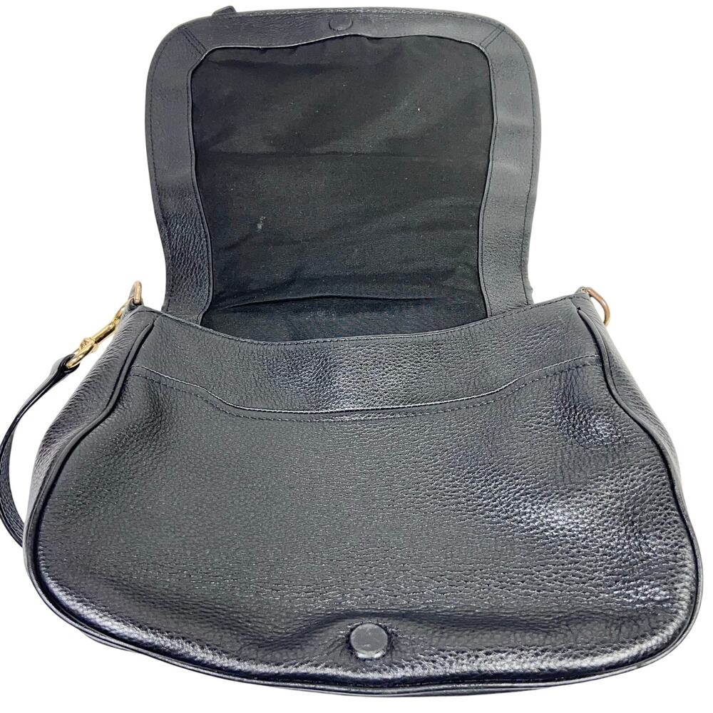 Marc Jacobs Empire City Mini Messenger Crossbody Black Leather Gold Hardware - Picture 4 of 15